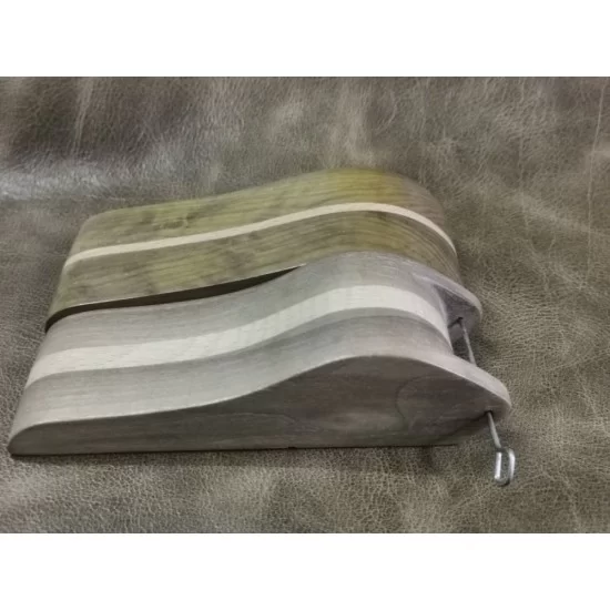 Bending glue, leather tool, wood, watch strap